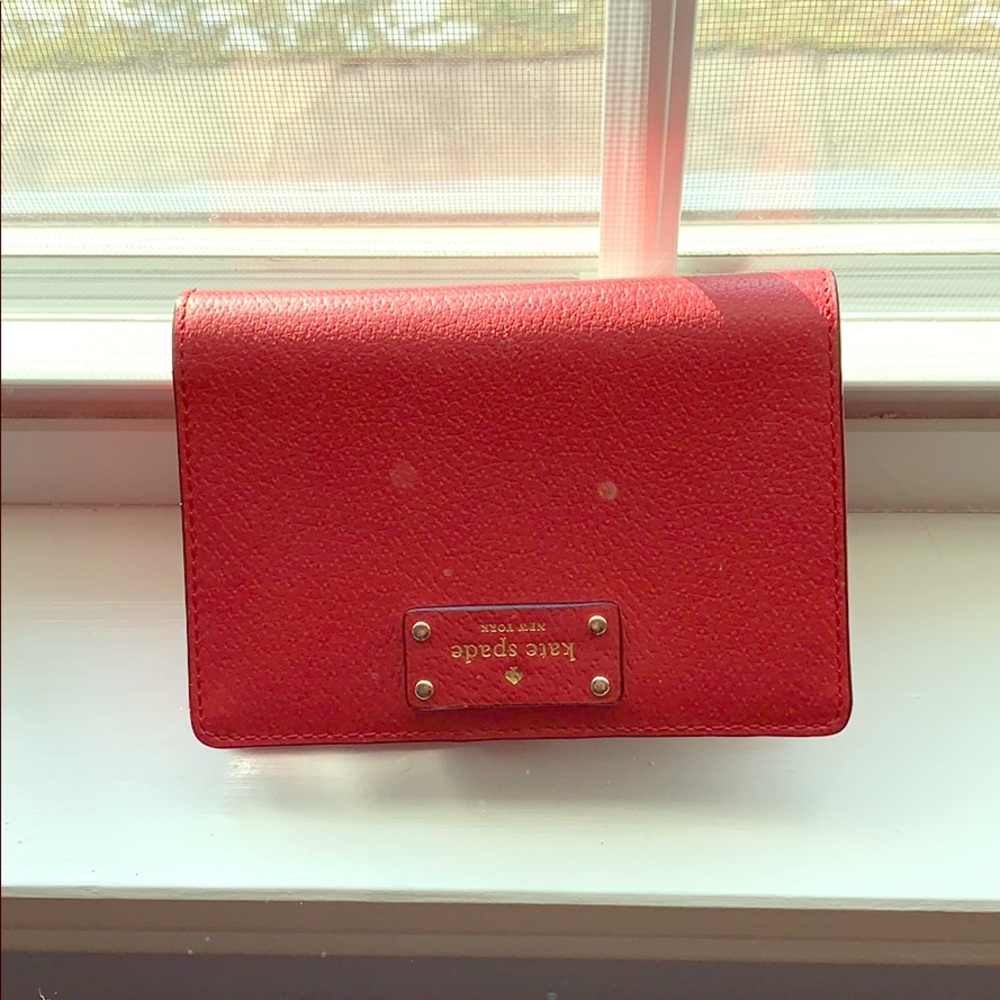 Kate Spade red wallet
